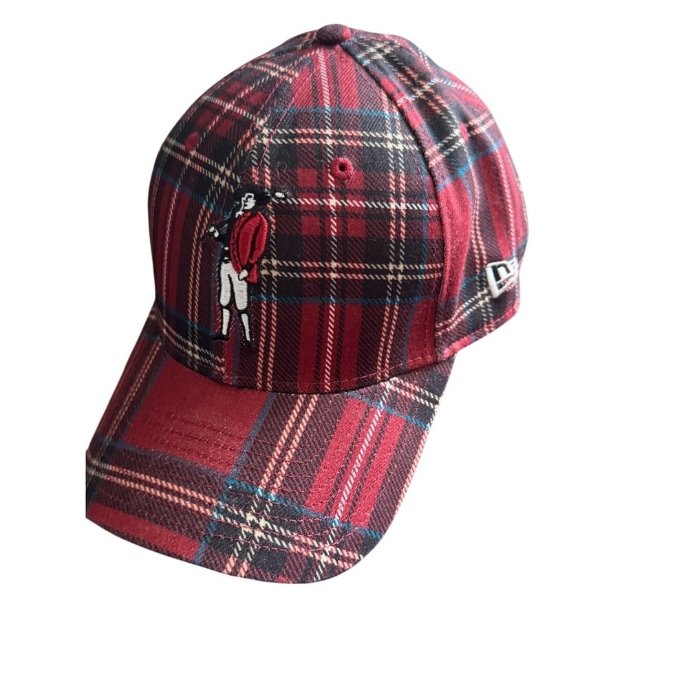 New Era Red Plaid Hat Harbour Town Golf Links Willie Cap Large XL